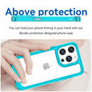 Apple iPhone 14 Pro Max Soft TPU Bumper Case [Clear Blue] 3