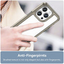 Apple iPhone 14 Pro Max Soft TPU Bumper Case [Clear Grey] 4