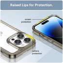 Apple iPhone 14 Pro Max Soft TPU Bumper Case [Clear Grey] 5