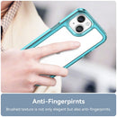 Apple iPhone 14 Soft TPU Bumper Case [Clear Blue] 4