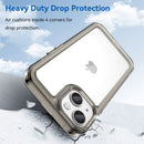 Apple iPhone 14 Soft TPU Bumper Case [Clear Grey] 2