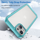Apple iPhone 15 Plus Soft TPU Bumper Case [Clear Blue] 2