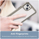 Apple iPhone 15 Plus Soft TPU Bumper Case [Clear Grey] 4