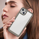Apple iPhone 15 Plus Soft TPU Bumper Case [Clear Grey] 6