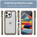 Apple iPhone 15 Pro Max Soft TPU Bumper Case [Clear Grey] 8