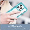 Apple iPhone 15 Pro Soft TPU Bumper Case [Clear Blue] 4