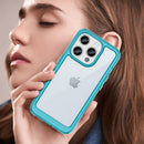 Apple iPhone 15 Pro Soft TPU Bumper Case [Clear Blue] 6