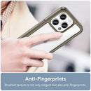 Apple iPhone 15 Pro Soft TPU Bumper Case [Clear Grey] 4