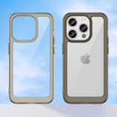 Apple iPhone 15 Pro Soft TPU Bumper Case [Clear Grey] 7