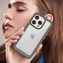 Apple iPhone 15 Pro Soft TPU Bumper Case [Clear Grey] 6