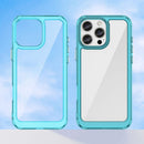 Apple iPhone 16 Pro Max Soft TPU Bumper Case [Clear Blue] 7