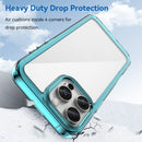 Apple iPhone 16 Pro Max Soft TPU Bumper Case [Clear Blue] 2