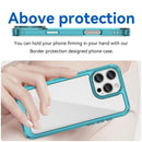 Apple iPhone 16 Pro Max Soft TPU Bumper Case [Clear Blue] 3