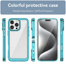 Apple iPhone 16 Pro Max Soft TPU Bumper Case [Clear Blue] 8