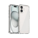 Apple iPhone 16 Soft TPU Bumper Case [Clear] 1