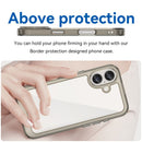Apple iPhone 16 Soft TPU Bumper Case [Clear Grey] 3