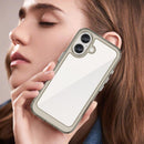 Apple iPhone 16 Soft TPU Bumper Case [Clear Grey] 6