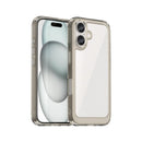 Apple iPhone 16 Soft TPU Bumper Case [Clear Grey] 1
