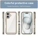 Apple iPhone 16 Soft TPU Bumper Case [Clear Grey] 8