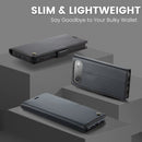 Apple iPhone 17 Air CaseMe Retro Wallet Case [Black] 8