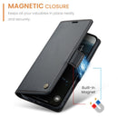 Apple iPhone 17 CaseMe Retro Wallet Case [Black] 10