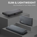 Apple iPhone 17 CaseMe Retro Wallet Case [Black] 8