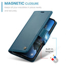 Apple iPhone 17 CaseMe Retro Wallet Case [Navy] 10