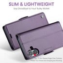 Apple iPhone 17 CaseMe Retro Wallet Case [Purple] 2