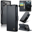 Apple iPhone 17 Pro CaseMe Retro Wallet Case [Black] 1