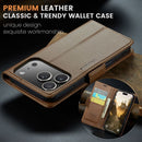 Apple iPhone 17 Pro CaseMe Retro Wallet Case [Brown] 6