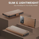 Apple iPhone 17 Pro CaseMe Retro Wallet Case [Brown] 8