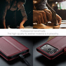 Apple iPhone 17 Pro CaseMe Retro Wallet Case [Maroon] 7