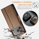 Apple iPhone 17 Pro Max CaseMe Retro Wallet Case [Brown] 5