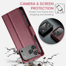 Apple iPhone 17 Pro Max CaseMe Retro Wallet Case [Maroon] 5