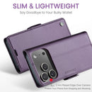 Apple iPhone 17 Pro Max CaseMe Retro Wallet Case [Purple] 2