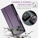 Apple iPhone 17 Pro Max CaseMe Retro Wallet Case [Purple] 5