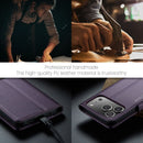 Apple iPhone 17 Pro Max CaseMe Retro Wallet Case [Purple] 7