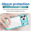 Apple iPhone 17 Pro Max Soft TPU Bumper Case [Clear Blue] 3