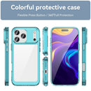 Apple iPhone 17 Pro Max Soft TPU Bumper Case [Clear Blue] 8