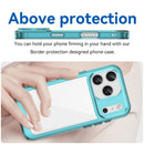 Apple iPhone 17 Pro Soft TPU Bumper Case [Clear Blue] 3
