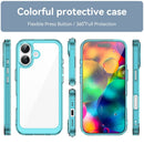 Apple iPhone 17 Soft TPU Bumper Case [Clear Blue] 8