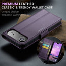 Apple iPhone Air CaseMe Retro Wallet Case [Purple] 6
