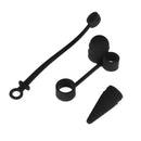 Apple Pencil Cap Holder / Nib Cover / Adapter Tether Black