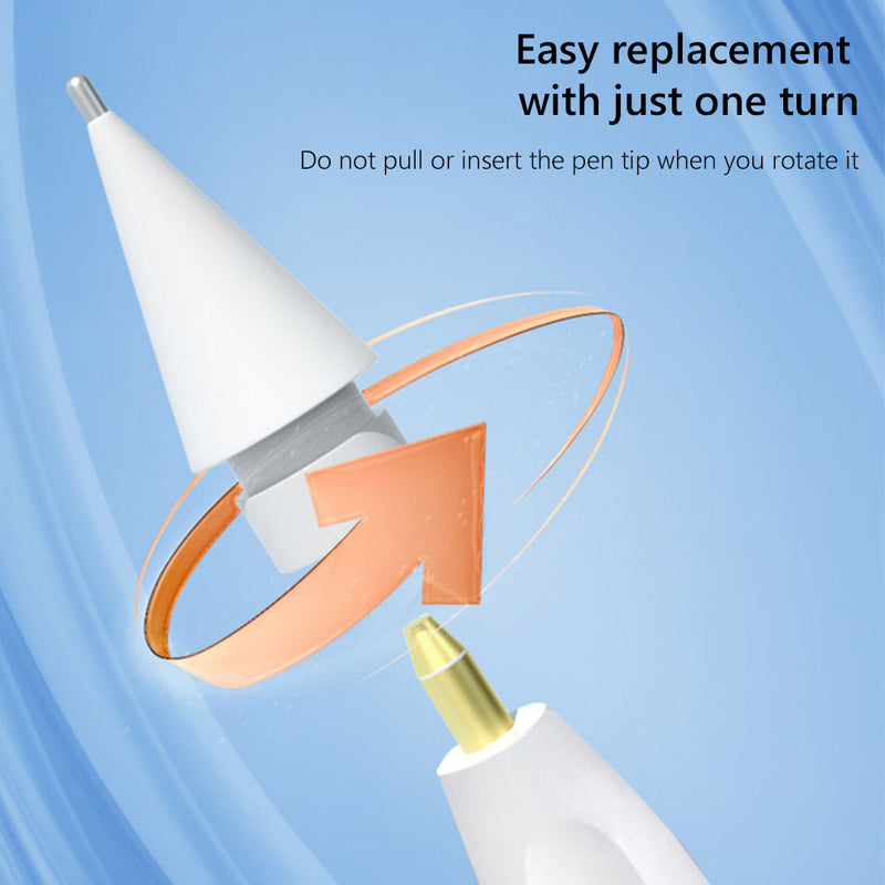 Apple Pencil Metal Tip Set - Long / Medium / Short (3-Pack)