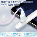 Premium Magnetic Stylus Pen for iPad with Palm Rejection, Tilt Sensitivity