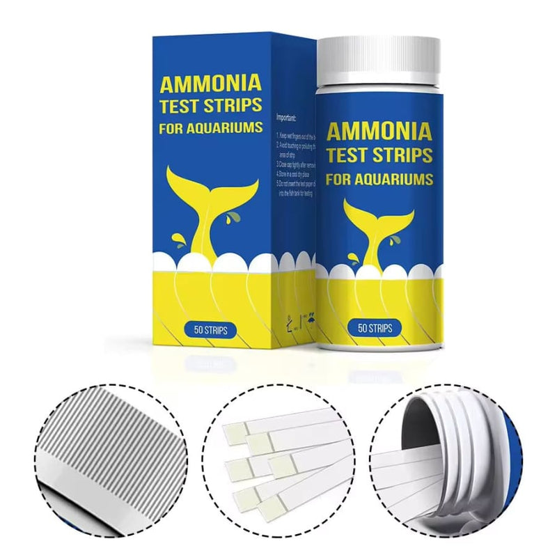 Aquarium Ammonia Water Test Strips Tools & Kits