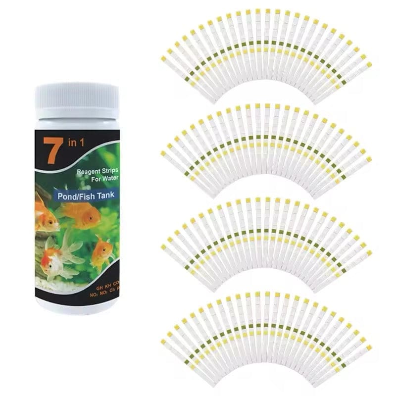 Aquarium Water Quality Test Strips (7 Parameters) Tools &