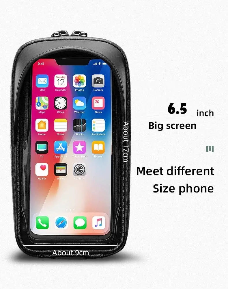 Waterproof Cycling Bicycle upper pipe Handlebar Bag Fit