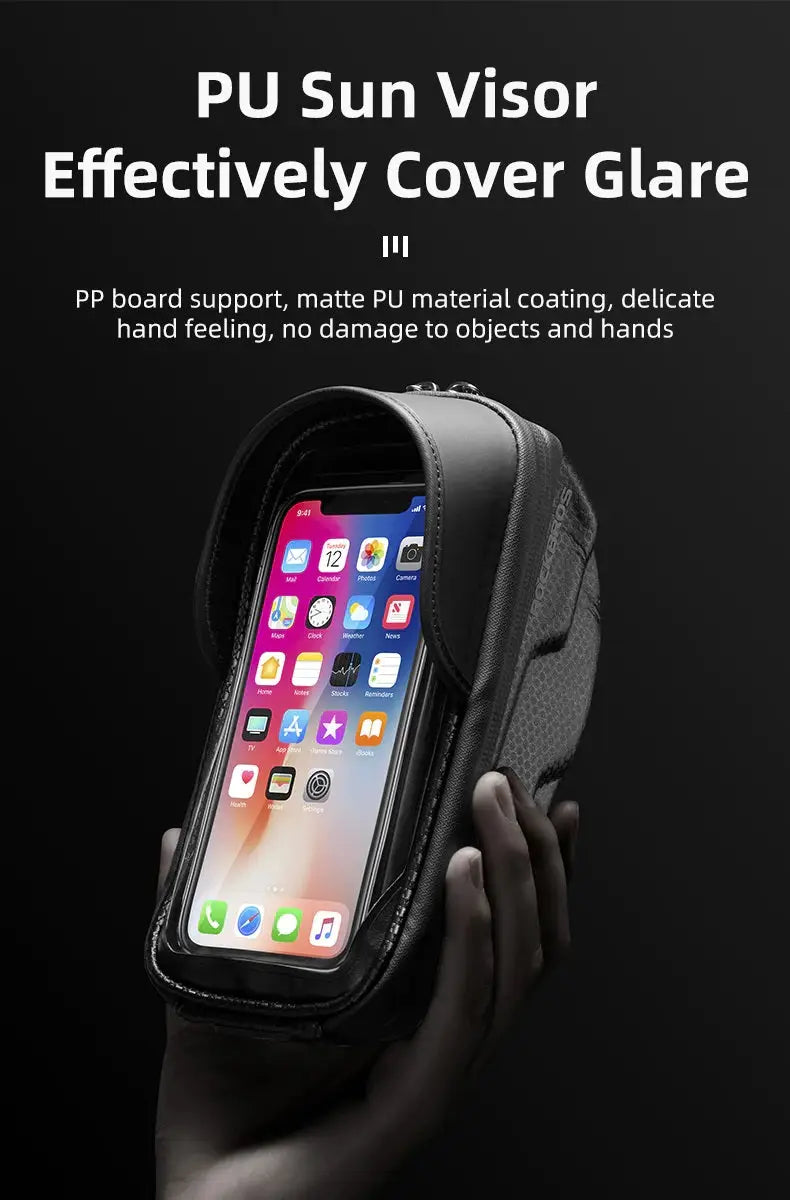 Waterproof Cycling Bicycle upper pipe Handlebar Bag Fit