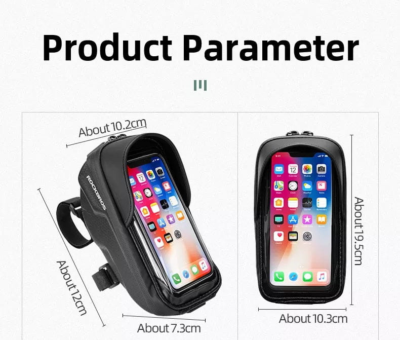 Waterproof Cycling Bicycle upper pipe Handlebar Bag Fit
